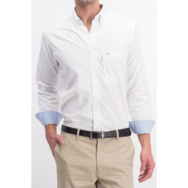 Camisa Casual Gabardina Ligera 65% Pol. 35% Alg.