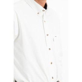 Camisa Gabardina LP 100% Algodón.