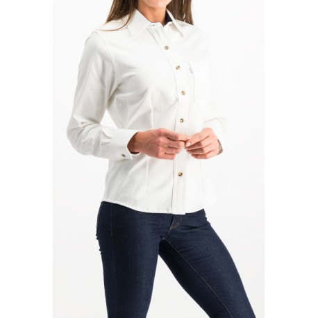 Blusa Casual Gabardina LP 100% Algodón