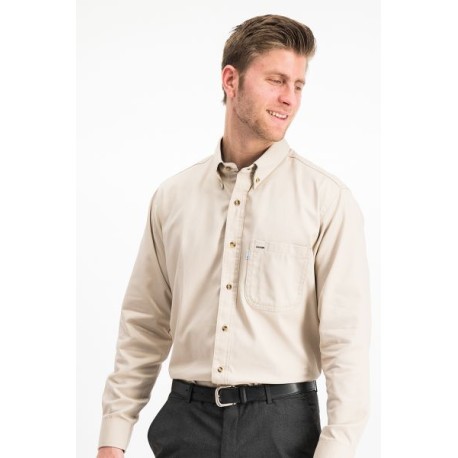 Camisa Casual Gabardina LP 100% Algodón.