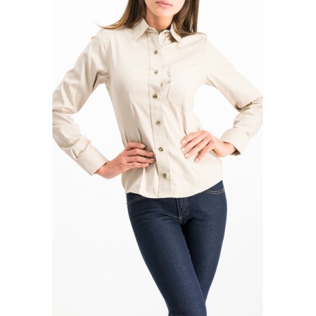 Blusa Casual Gabardina LP 100% Algodón